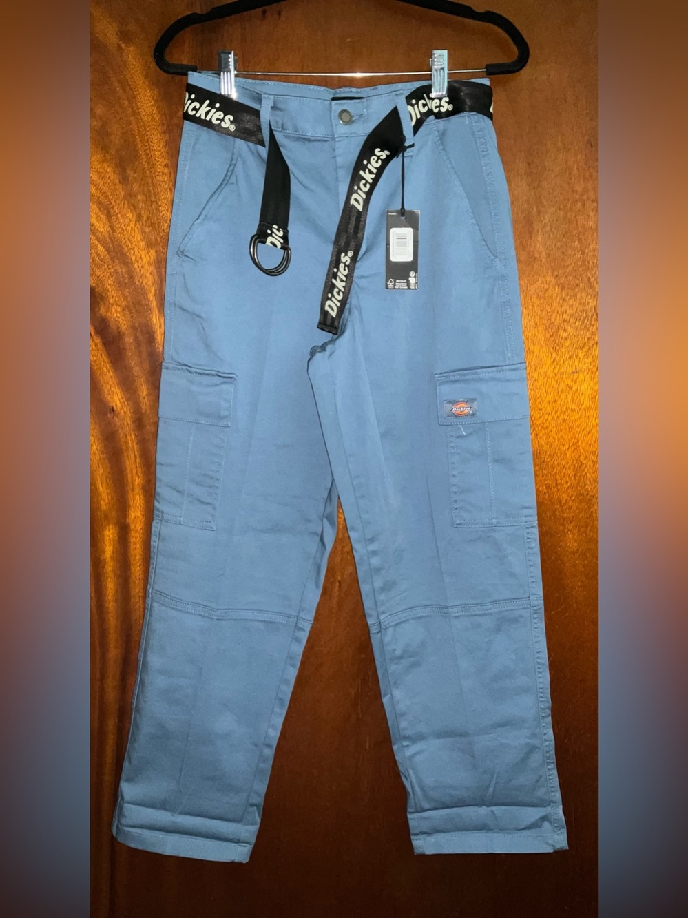 Dickies Men's Blue Cargo Pants - Durable Workwear